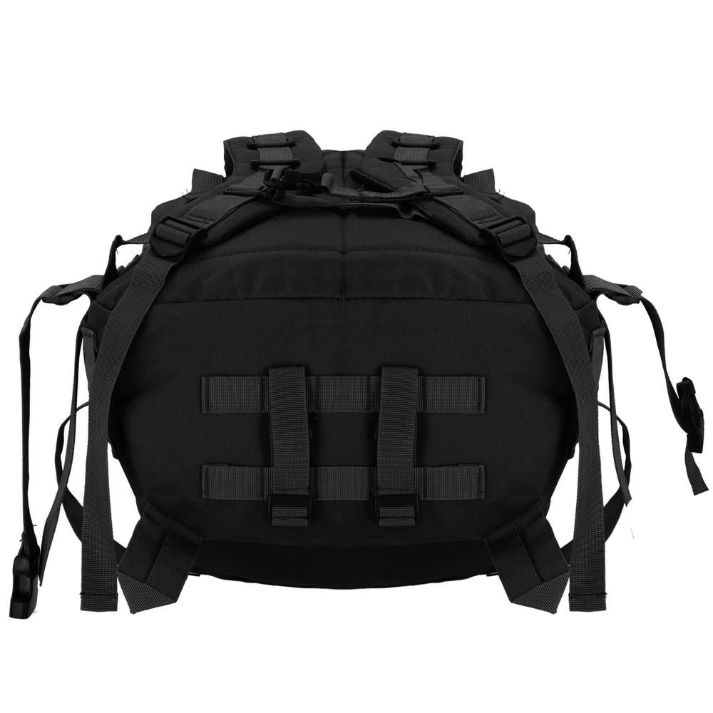 Rucsac militar pentru drumetie, impermeabil, compartimentat, 35L, negru