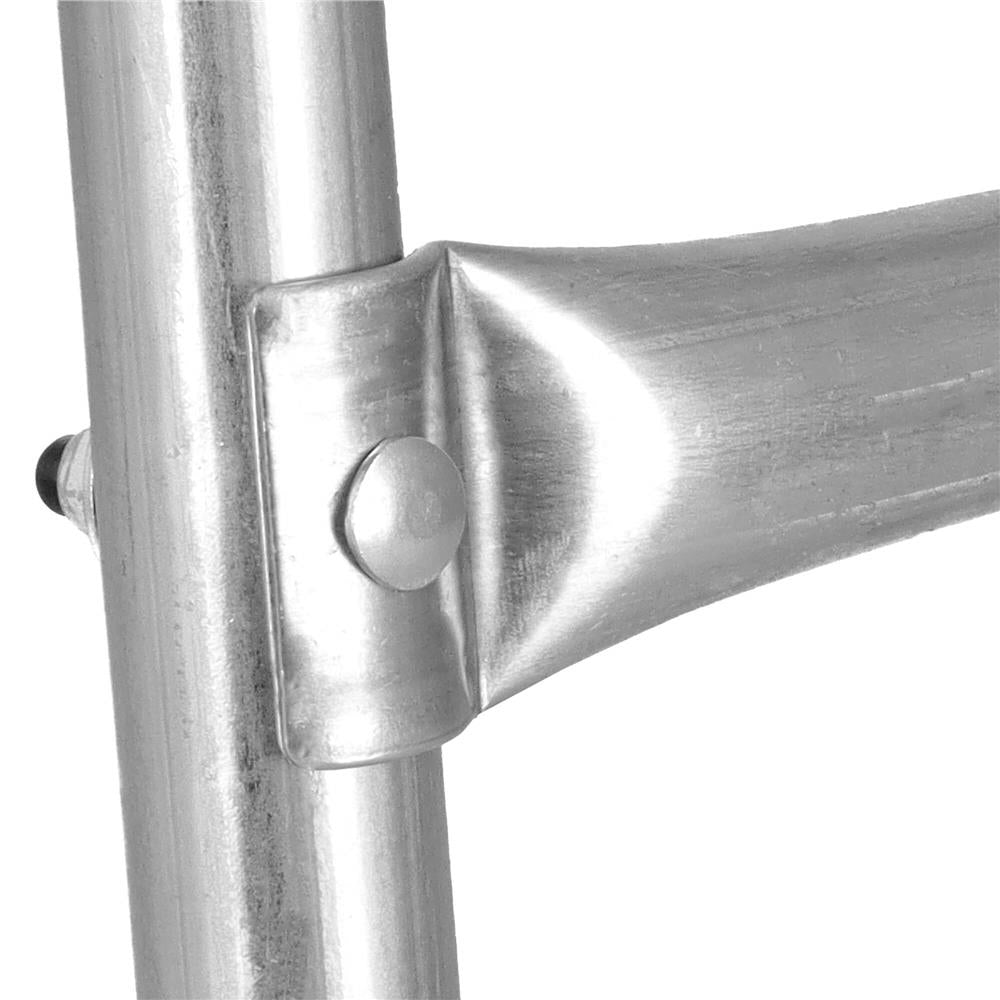 Scara universala din otel pentru trambuline, 2 trepte, 62cm