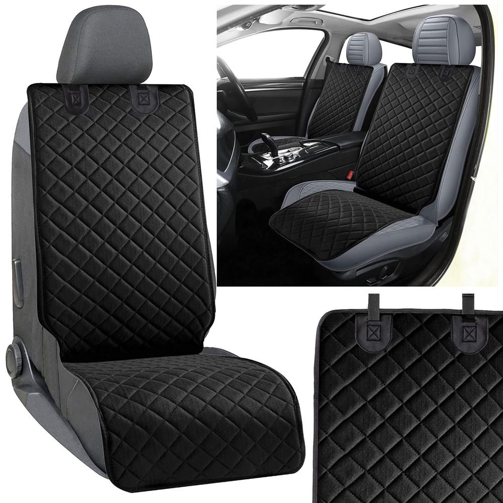 Husa scaun auto fata pentru animale de companie, impermeabila si antiderapanta, 122x51cm, negru