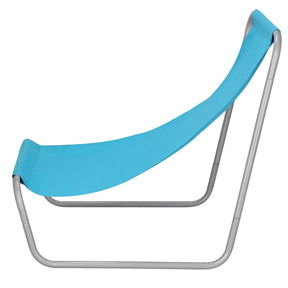 Scaun de plaja Sersimo GC026, pliabil, 90kg, 52x88cm, albastru