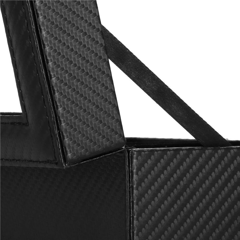 Cutie depozitare si organizare ceasuri, MDF, piele ecologica, 20,5x11x8cm, negru sarpe