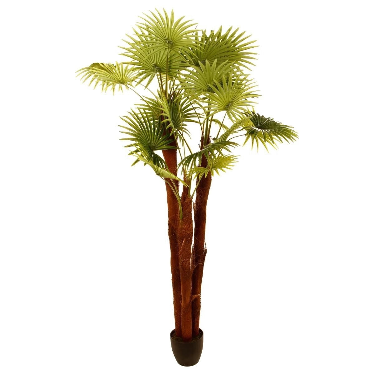 Planta artificiala Atmosphera Palmier cu ghiveci, 110x110x190 cm, verde
