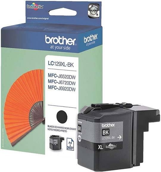 Cartus Cerneala Original Brother Black, LC129XLBK, pentru MFC-J6520|J6920, 2.4K, , "LC129XLBK"