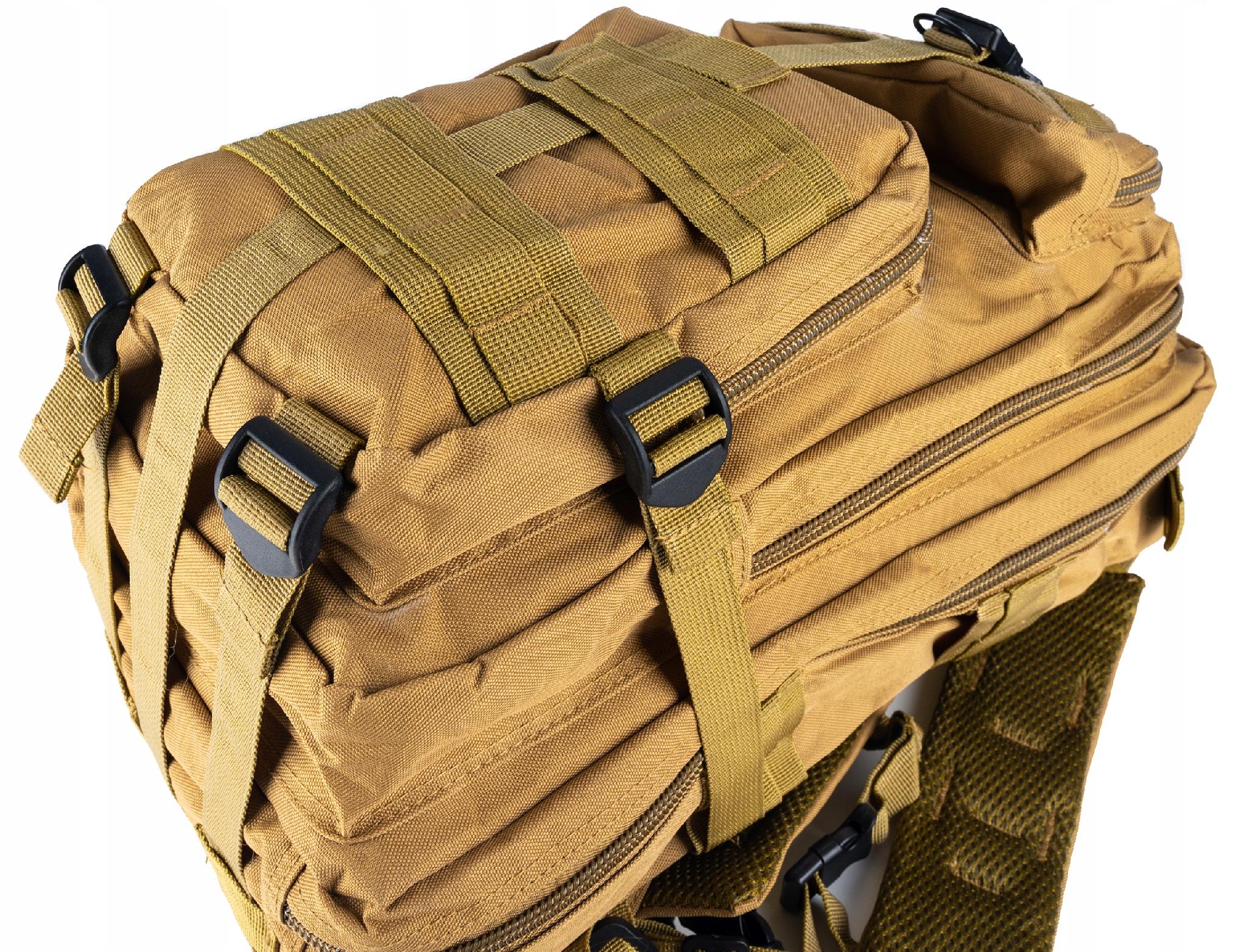 Rucsac militar pentru drumetie, impermeabil, ultra usor, 4 compartimente, 28litri, verde