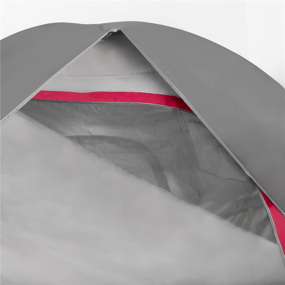 Cort camping, impemeabil, protectie UV, 6 locuri, 215x450x180cm, gri