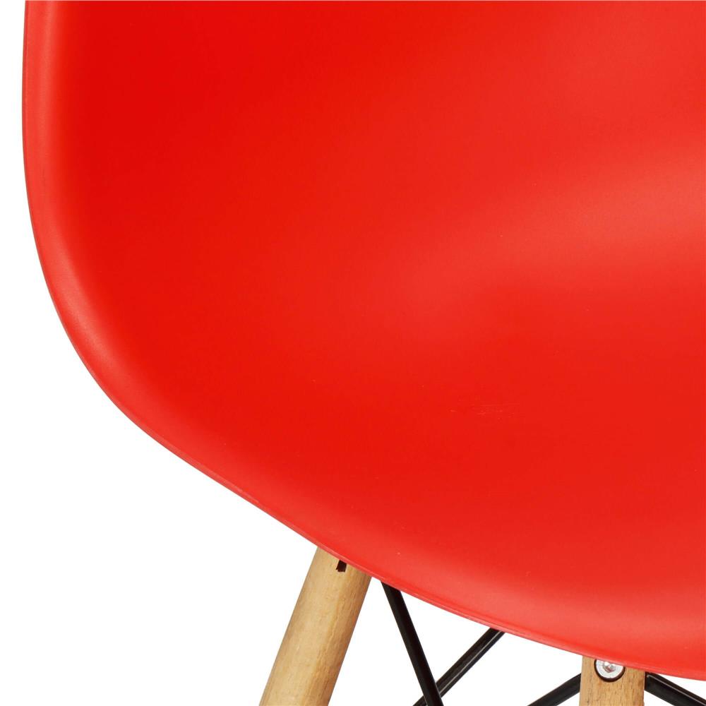 Scaun dining Scandinav pentru bucatarie, 38x42x82cm, rosu
