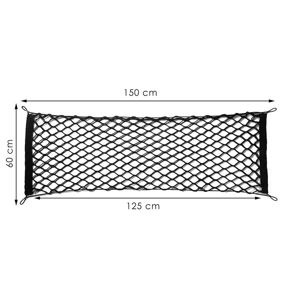 Plasa pentru separare sau fixare in portbagaj, cu sistem complet montare, 150x60cm
