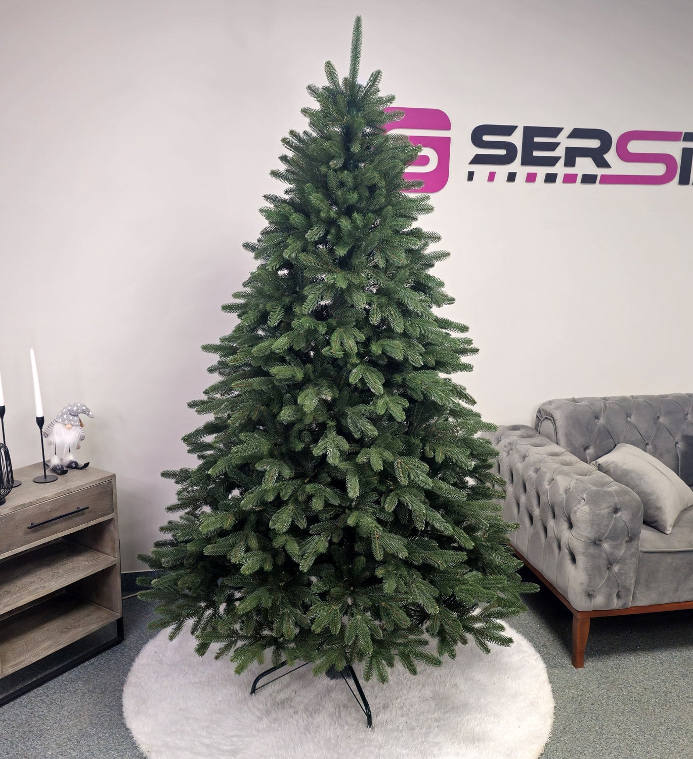 Brad artificial Christmas Deluxe by Sersimo, Laponia Select, integral 3D, 210cm