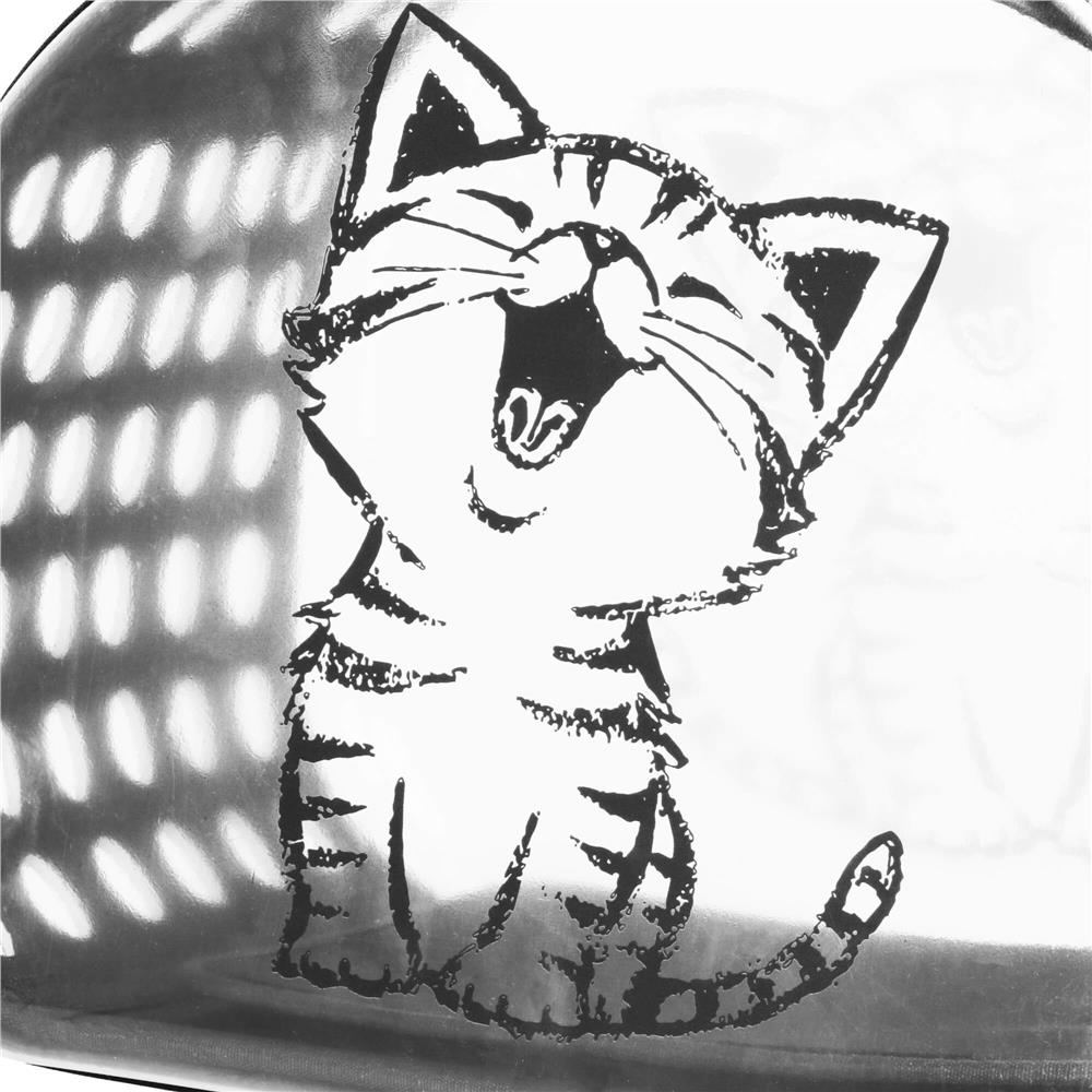 Geanta pentru transport animale de companie pisica sau catel, M, 42x26x32 cm, transparent - 10