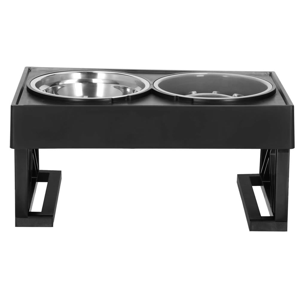 Set 2 boluri cu stand, pentru catei, inaltime si unghi reglabile, 2 x 21 cm - 14