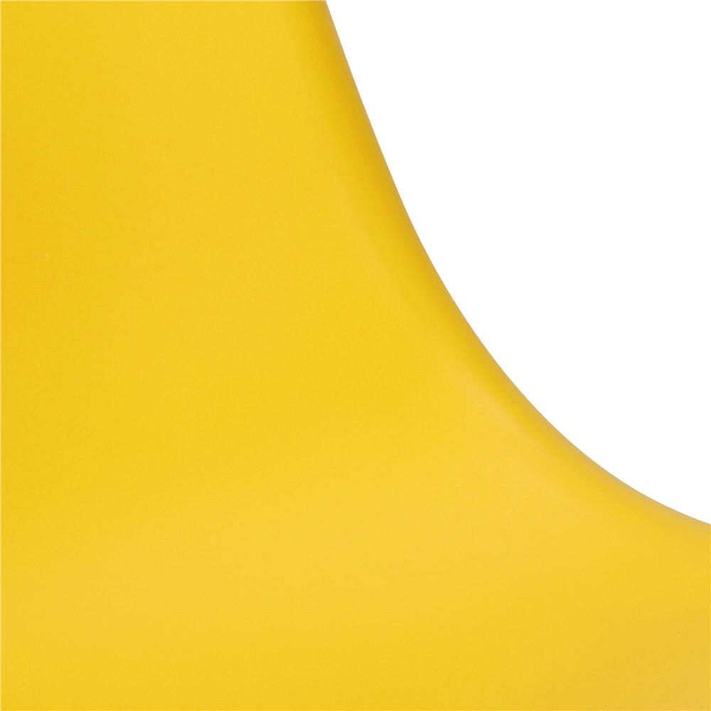 Scaun dining Scandinav pentru bucatarie, 38x42x82cm, galben