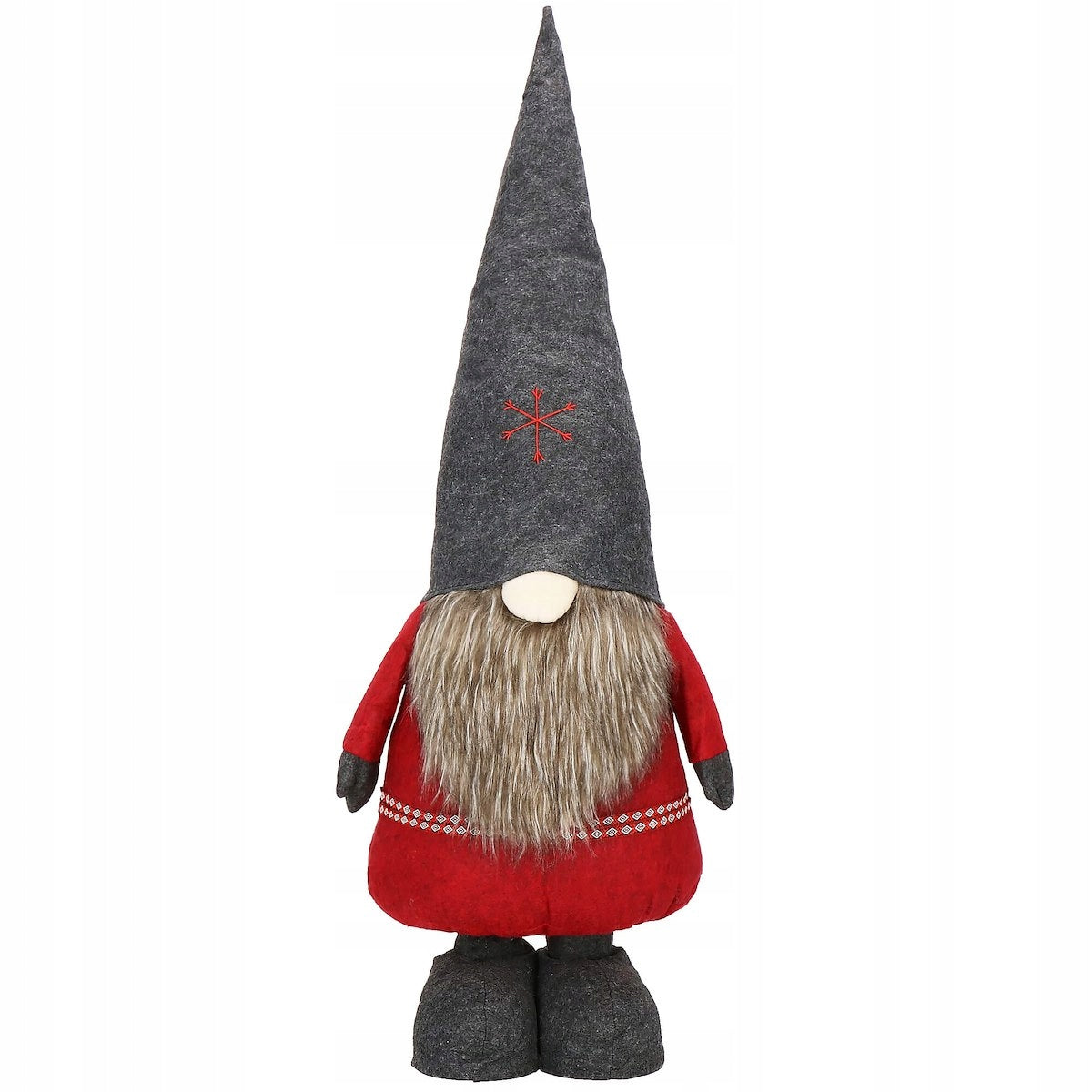 (DL) Figurina Craciun, Spiridus, picioare telescopice, inaltime extensibila 95-160cm