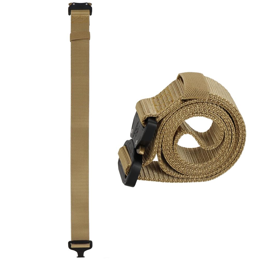 Curea centura Tactical Combat pentru barbati 3.7x125cm, rezistent, maro
