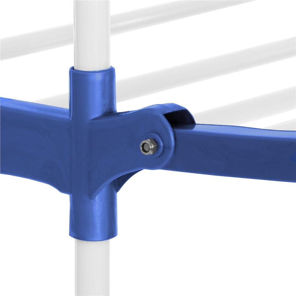 Uscator vertical pentru rufe, mobil si pliabil, cu doua umerase, 75x57x170cm, sarcina 15kg