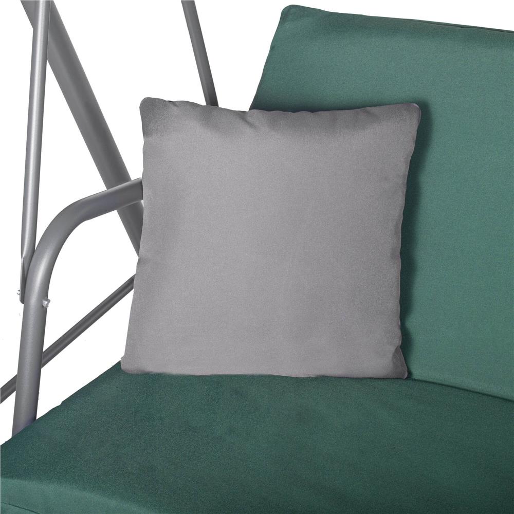 Leagan Balansoar Sersimo Luna cu Pernite pentru Terasa sau Gradina, 3 locuri, 220kg, verde