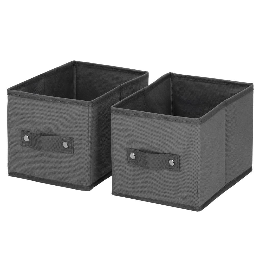 Organizator dulap tip lada cu 3 sertare, 31x31x22cm, gri inchis
