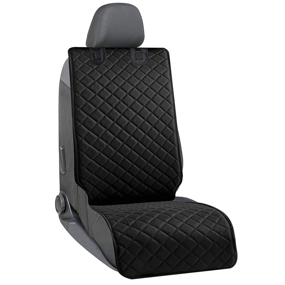 Husa scaun auto fata pentru animale de companie, impermeabila si antiderapanta, 122x51cm, negru