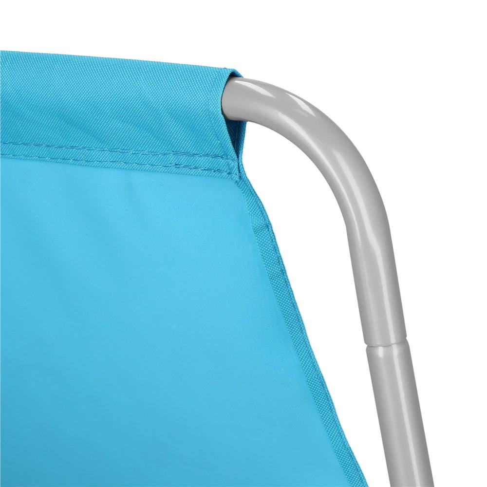Scaun de plaja Sersimo GC026, pliabil, 90kg, 52x88cm, albastru