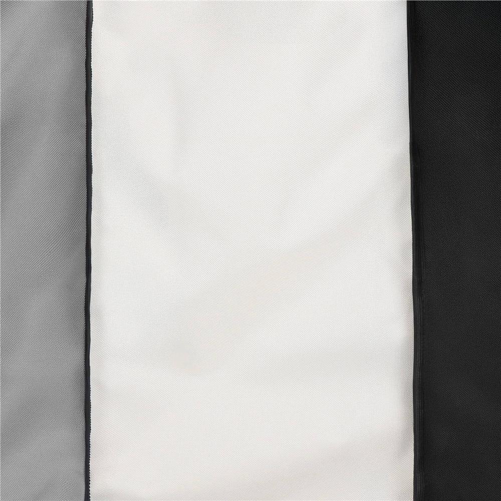 Cos de rufe cu 3 compartimente, cadru din lemn, 67x42x57 cm, 105 litri