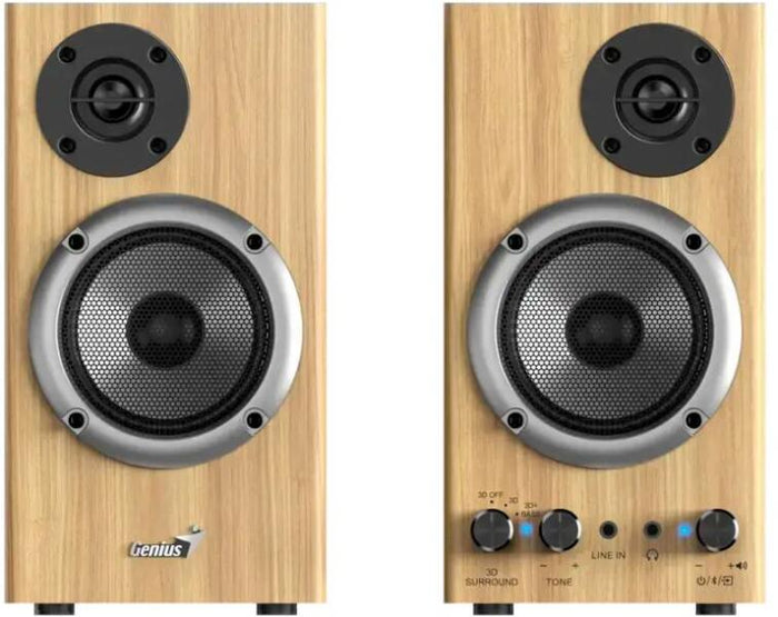 BOXE Genius 2.0, RMS: 20W, amplificare Bluetooth, pine wood, #SP-HF520BT", "31730054403" – Boxe