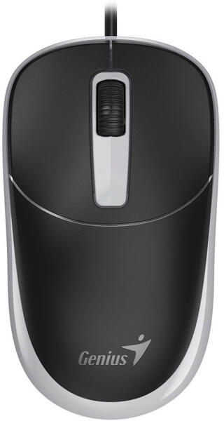 MOUSE Genius "DX-123”, PC sau NB, cu fir, USB-C, optic, butoane/scroll 3/1, gri, "31010033407"