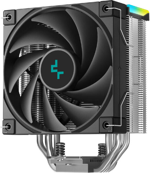 COOLER DeepCool "AK400 DIGITAL SE", combatibil skt. Intel si AMD, racire cu aer, ventilator 120mm, 500 - 1850 rpm, 4x6 mm heatpipes, inaltime 152mm, negru,"R-AK400-BKADMN-GJD"