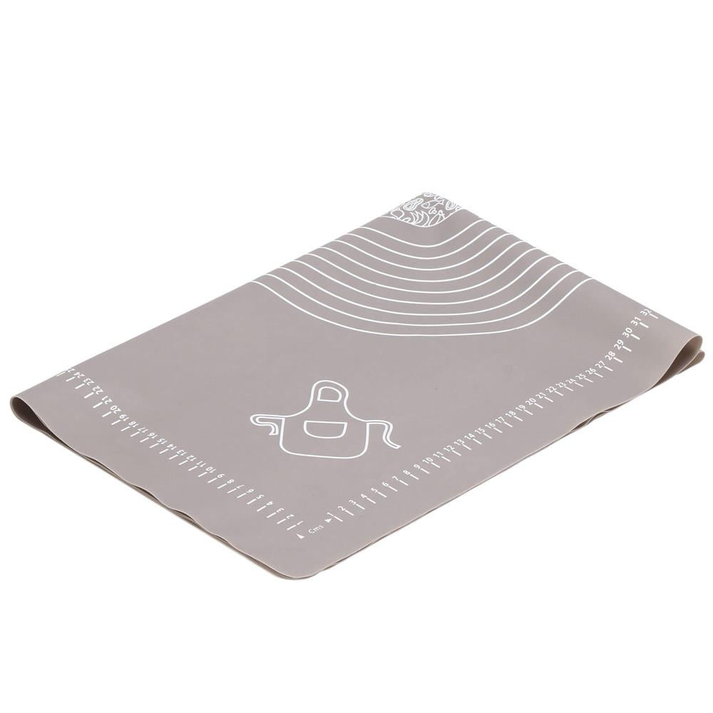 Plansa din silicon alimentar de framantat aluat, rezistenta la temperaturi ridicate, 65x45cm, gri