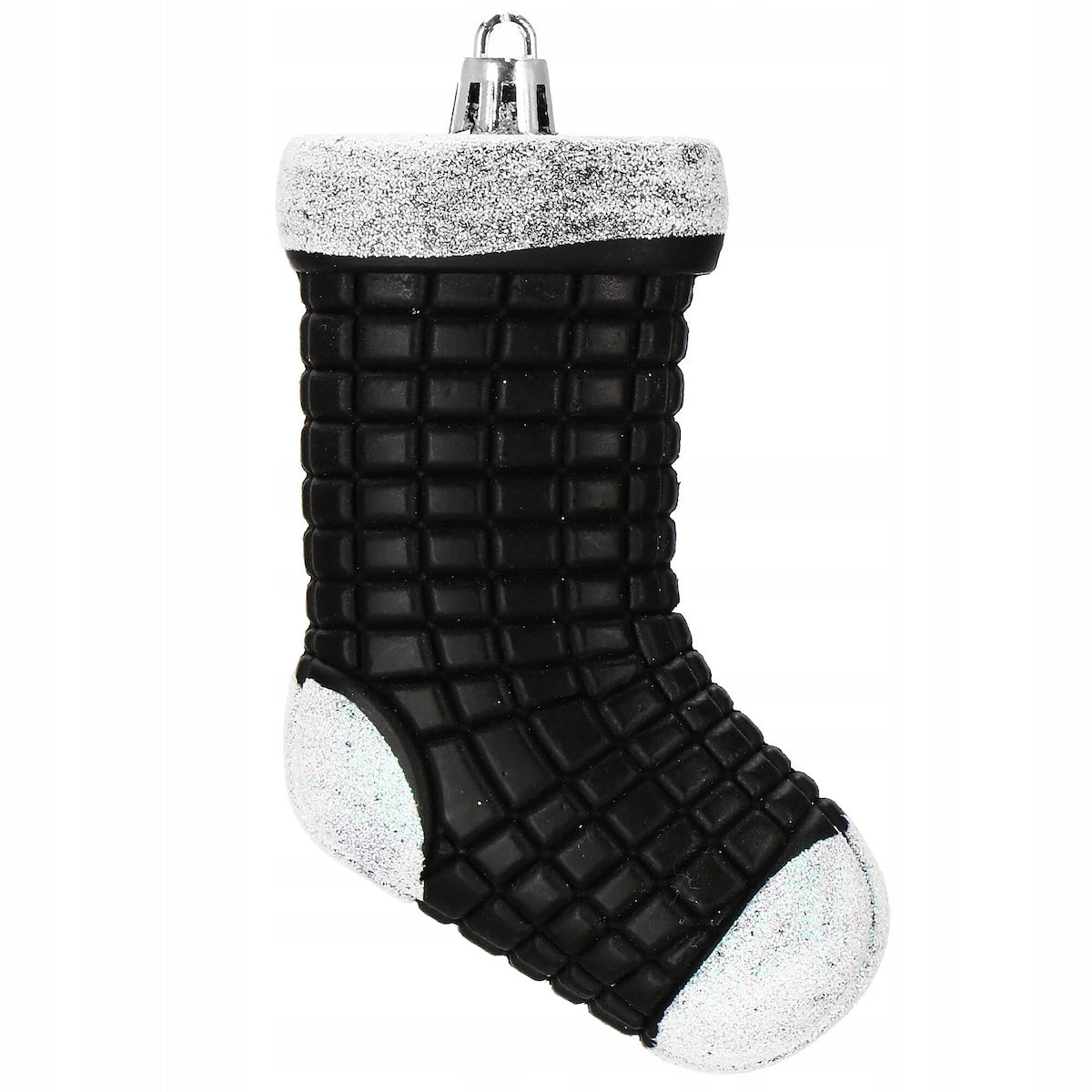 Set globuri si decoratiuni de Craciun, 77 piese, diverse dimensiuni, negru