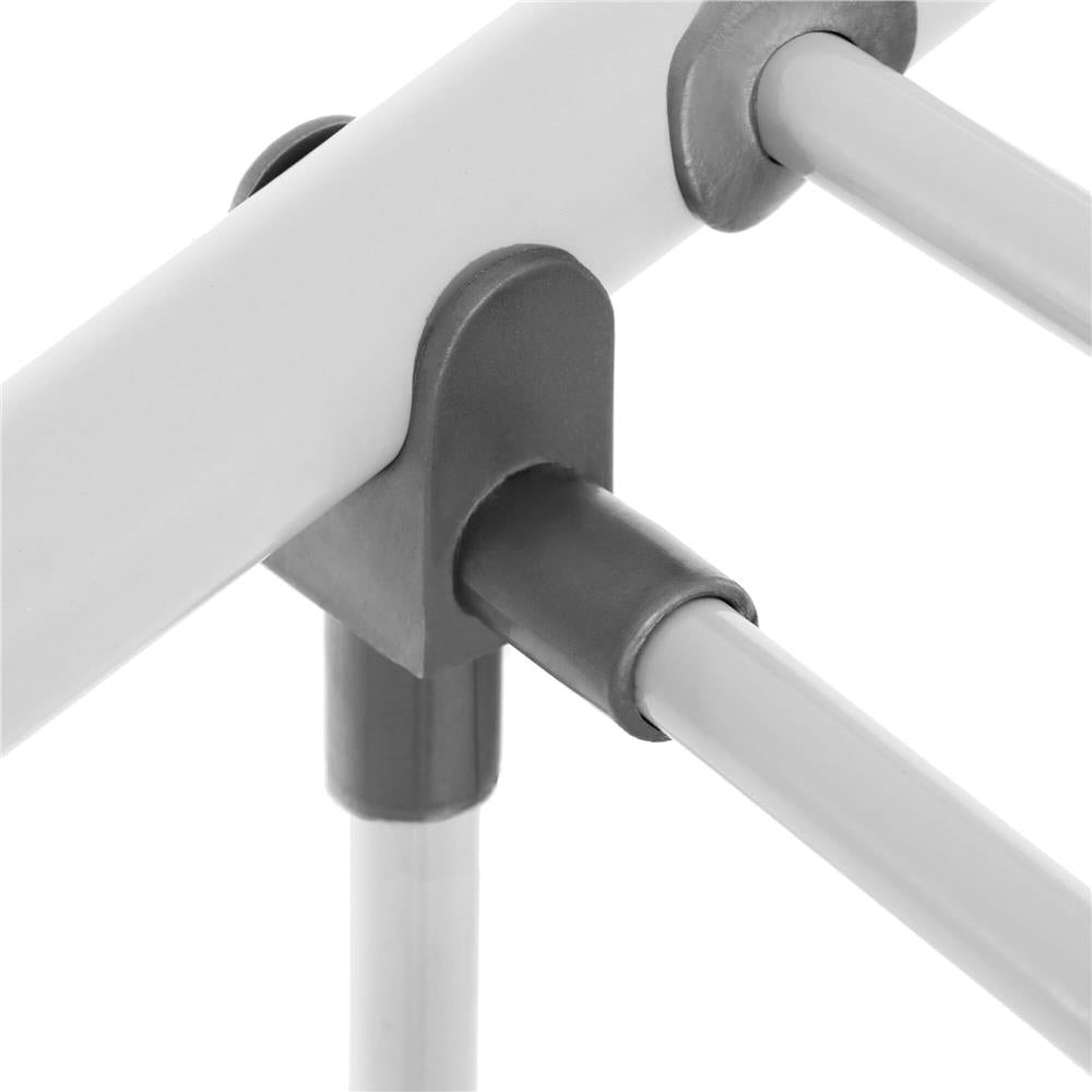 Uscator de rufe pliabil, 3 platforme cu etaj intermediar de agatat, 156x57x100cm