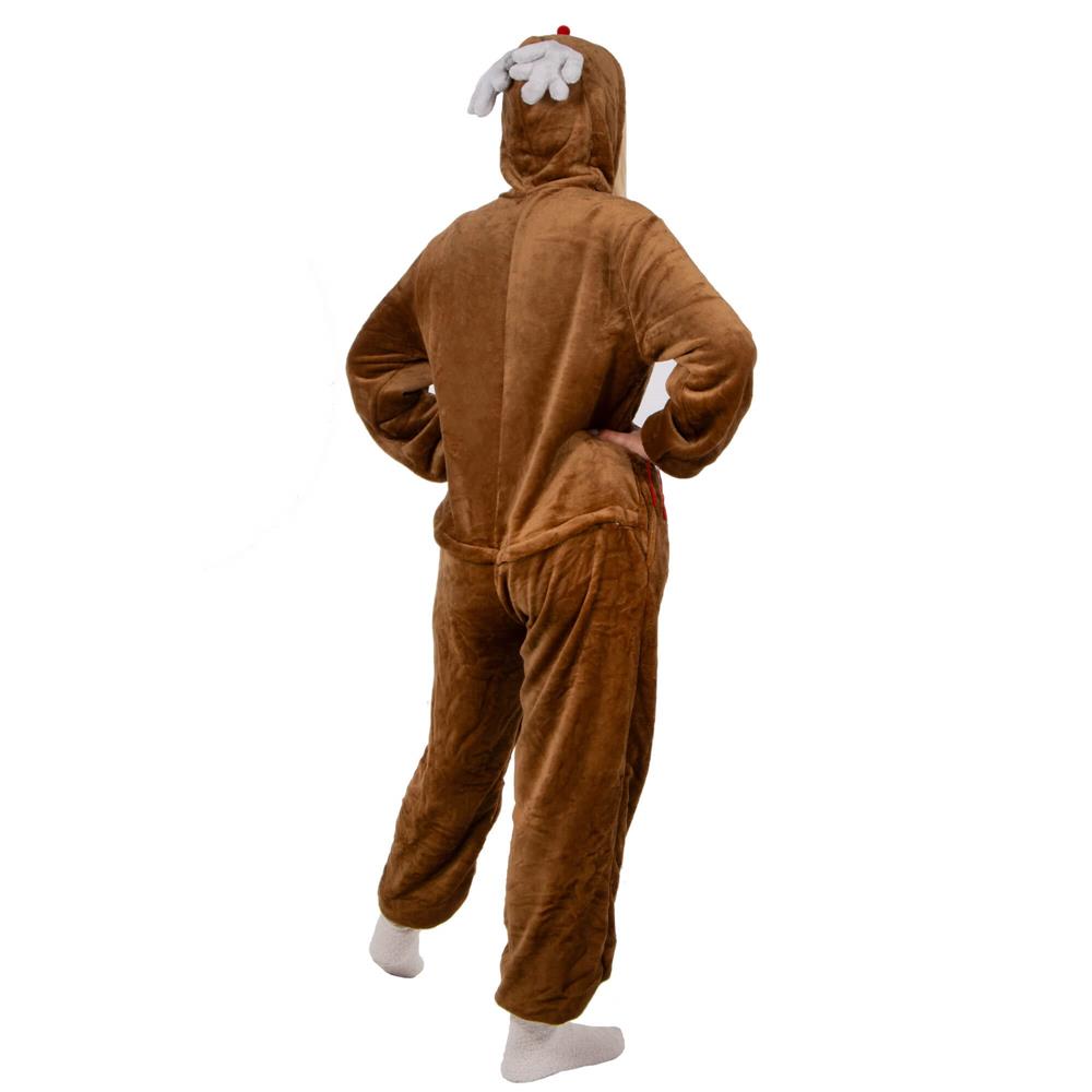 Pijama tip salopeta pentru adulti, model Ren, marime M