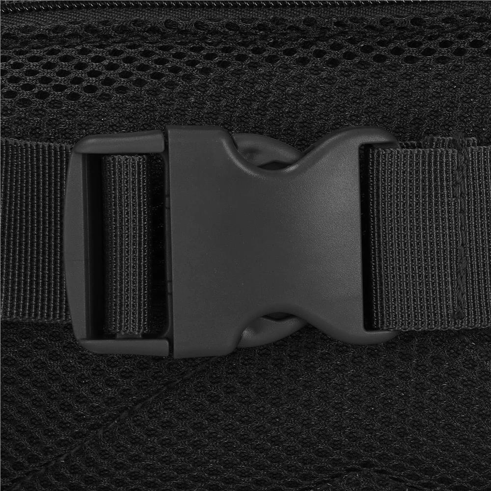Borseta incapatoare pentru umar sau brau, impermeabila, unisex, 43x15cm, negru