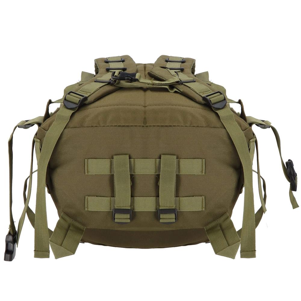 Rucsac militar pentru drumetie, impermeabil, compartimentat, 35L, verde