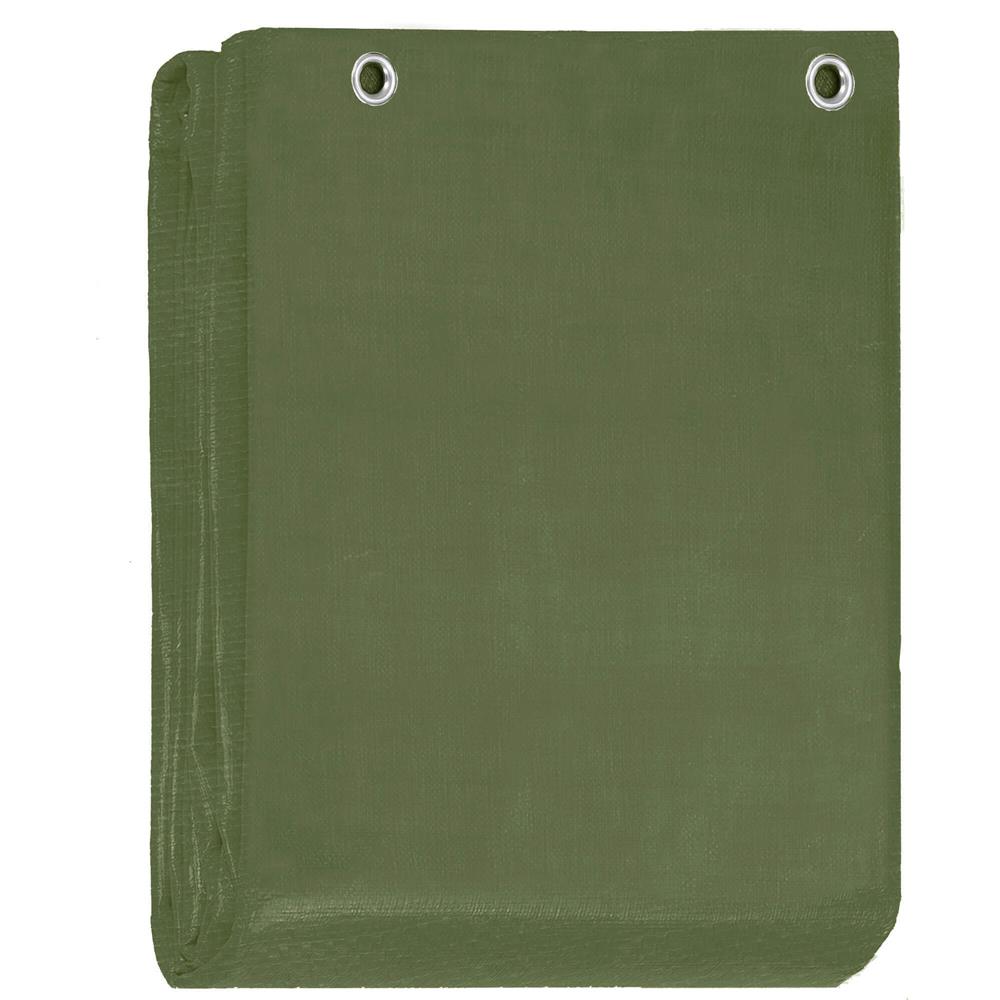 Prelata din polietilena impermeabila laminata, 120g/m2, 2x3m, verde - 16