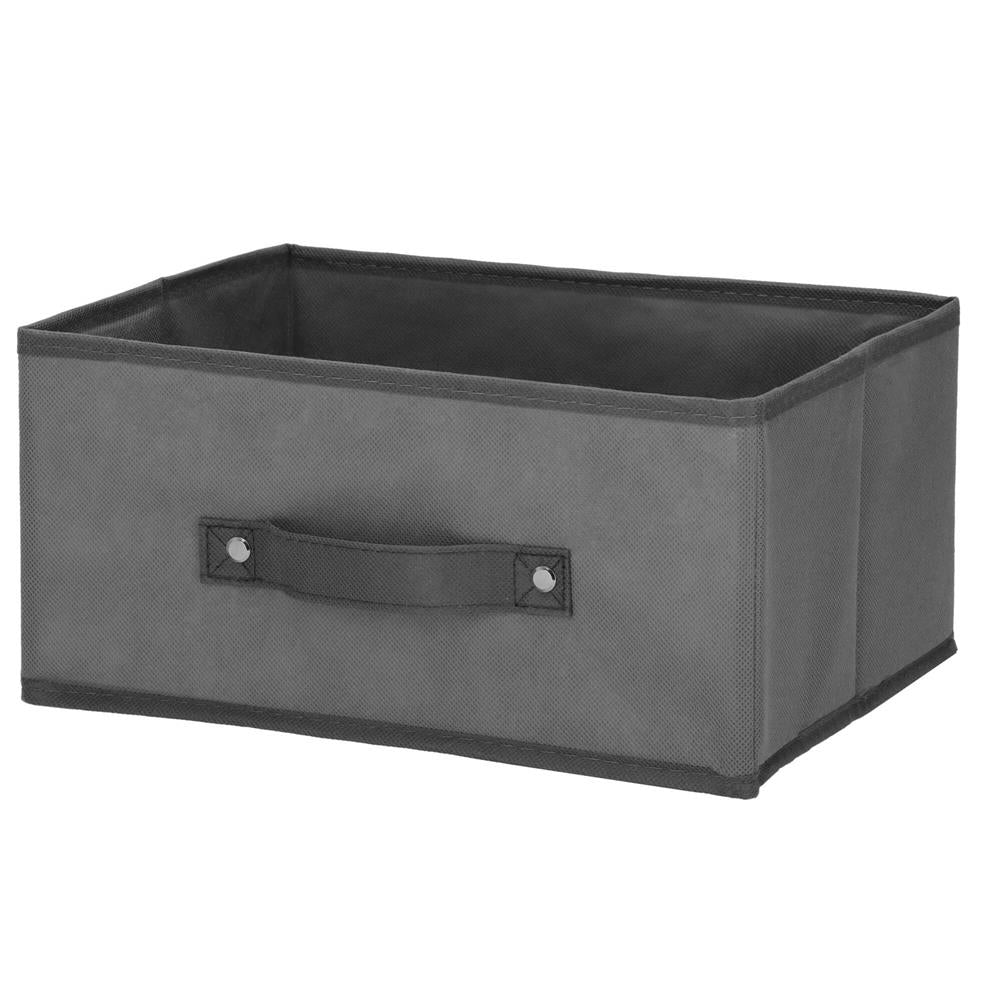 Organizator dulap tip lada cu 3 sertare, 31x31x22cm, gri inchis
