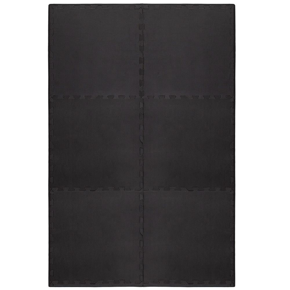 Set covoras de protectie saltea de antrenament, tip puzzle, 6 piese de 60x60cm, 12mm