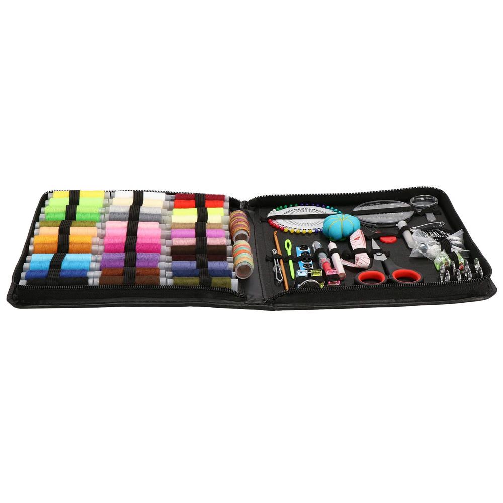 Set articole de cusut cu geanta de depozitare, 183 piese