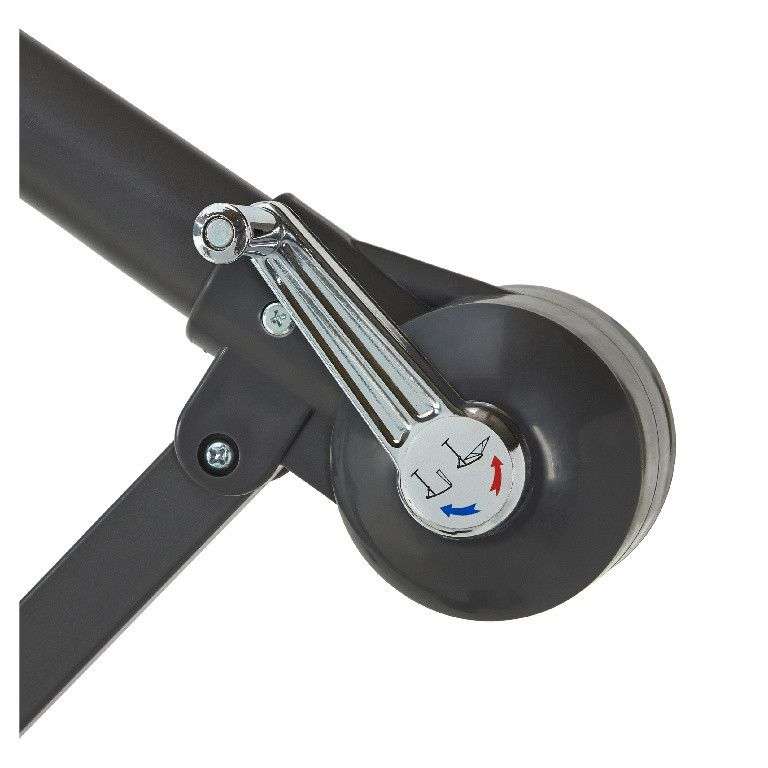 Umbrela suspendata cu brat lateral 300cm, GRI tip lalea