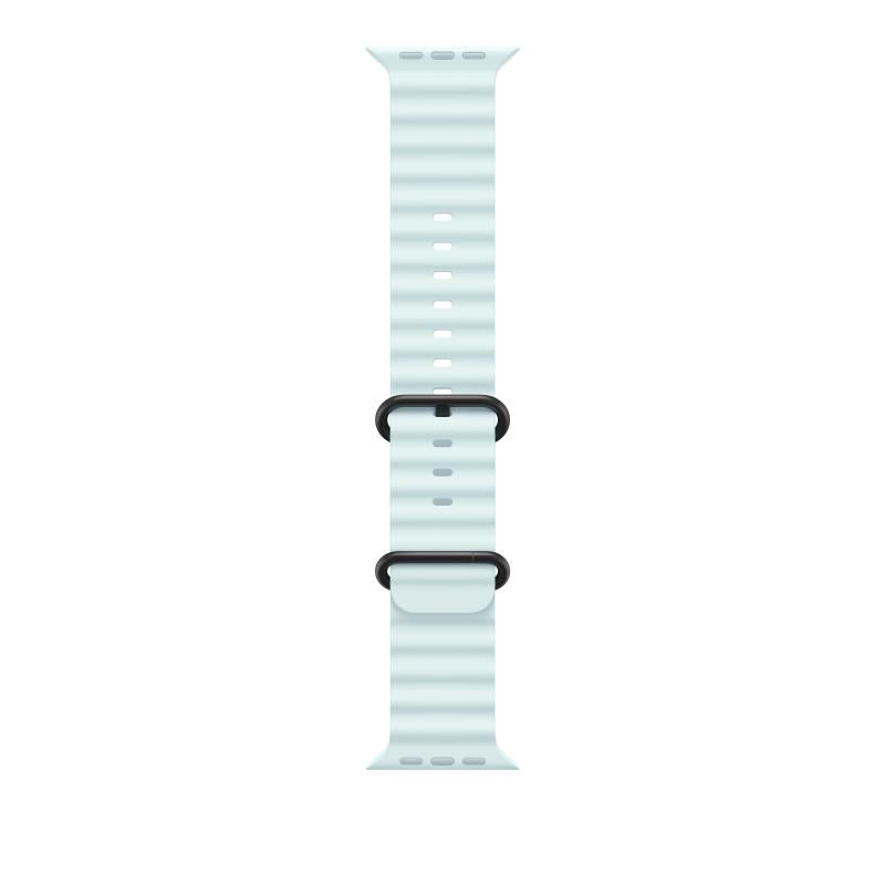 Aw Band 49MM Ocean Ice Bl Bk Titanium (Curea pentru Apple Watch 49MM Ice Blue Ocean Band - Black Titanium Finish)