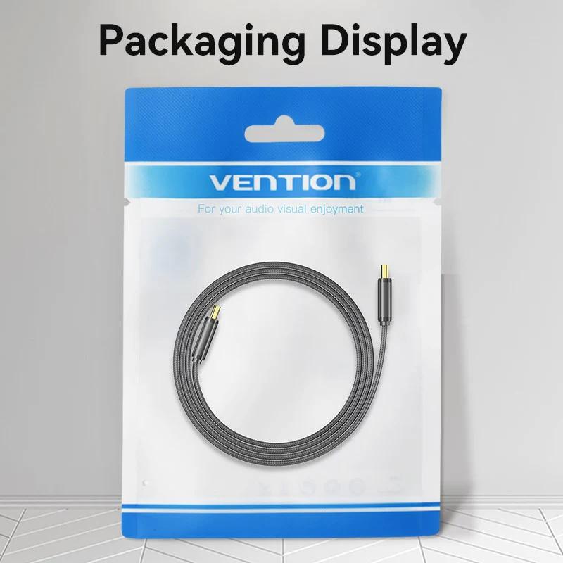 Cablu video Vention, HDMI (T) la HDMI (T), 10m, rezolutie 8K, conectori auriti, negru, 