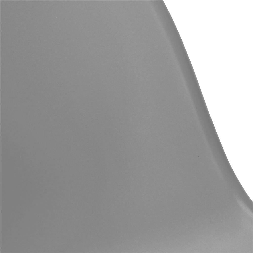 Set 4 scaune dining Scandinav pentru bucatarie, 38x42x82cm, gri inchis