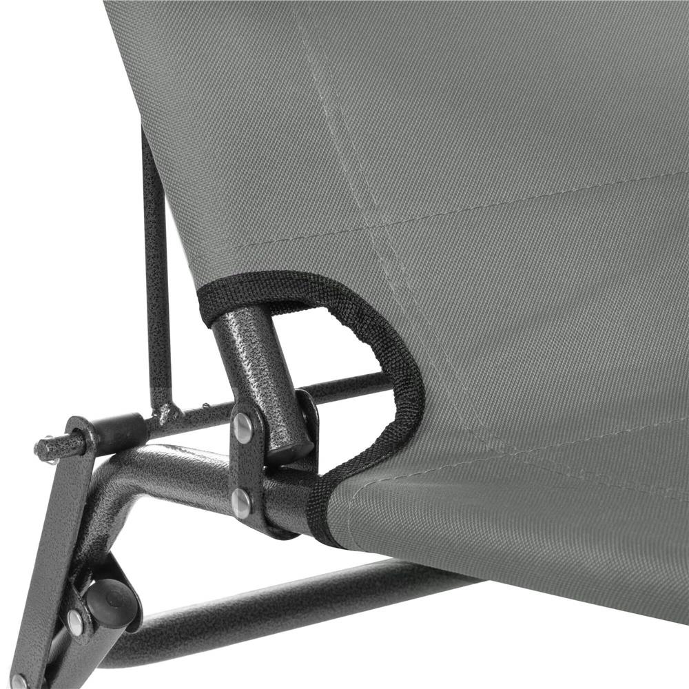 Sezlong pliabil SERSIMO GC30, Relax Zero Gravity, 80x60x153cm, gri mediu