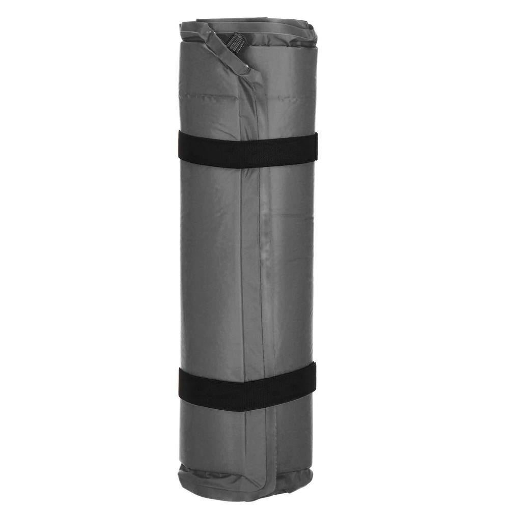 Saltea plabila din spuma poliuretanica, cu autoumflare, 180x50x2.5cm, gri