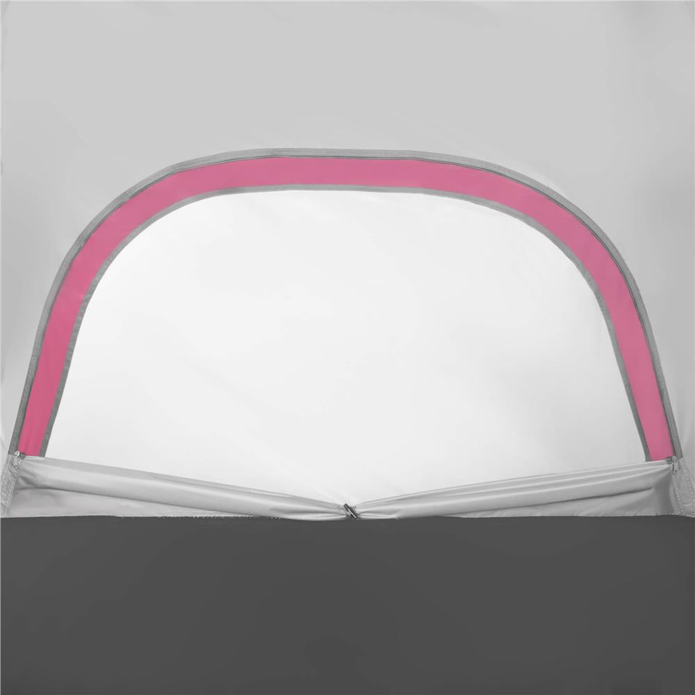 Cort camping, impemeabil, protectie UV, 6 locuri, 215x450x180cm, gri