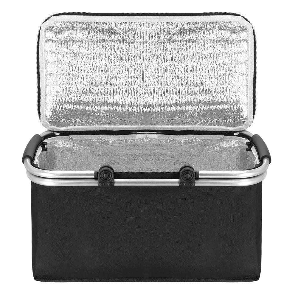 Geanta pentru picnic sau plaja, termoizolanta, 28 litri, negru