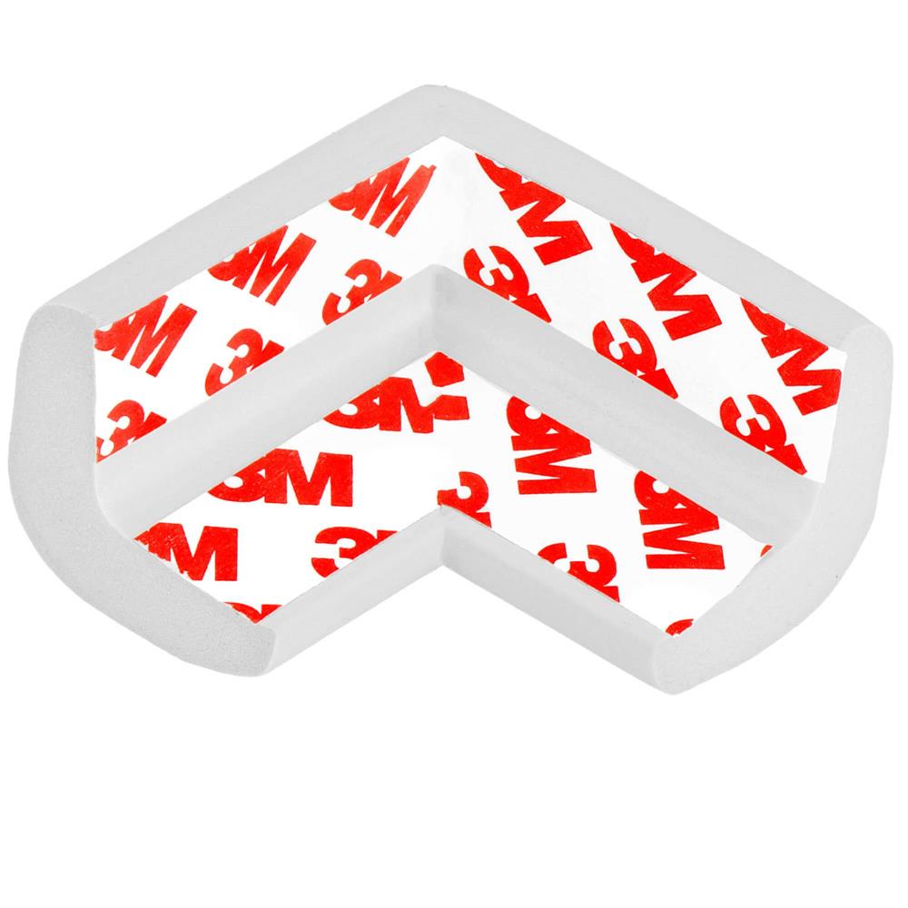 Set 10 protectii colturi pentru siguranta copii, 60x35mm, spuma EPE, gri