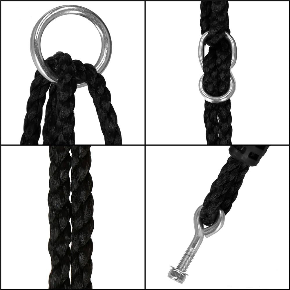 Leagan tip cuib Sersimo NS23, diametru 110cm, inaltime reglabila, pentru exterior, sarcina 150 kg, gri