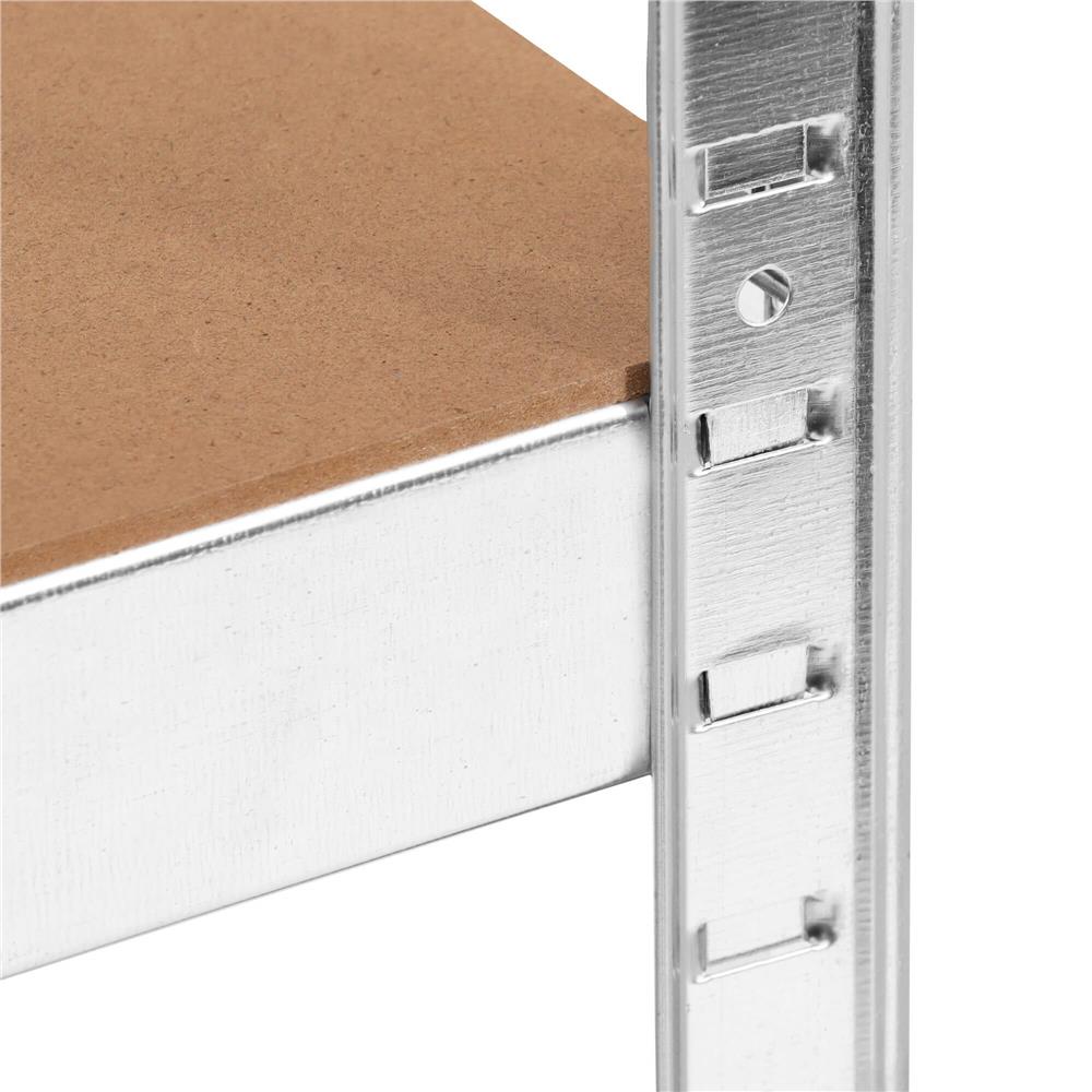 Raft cadru metalic modular pentru depozitare, 6 polite, 225x110x50cm, sarcina 900kg