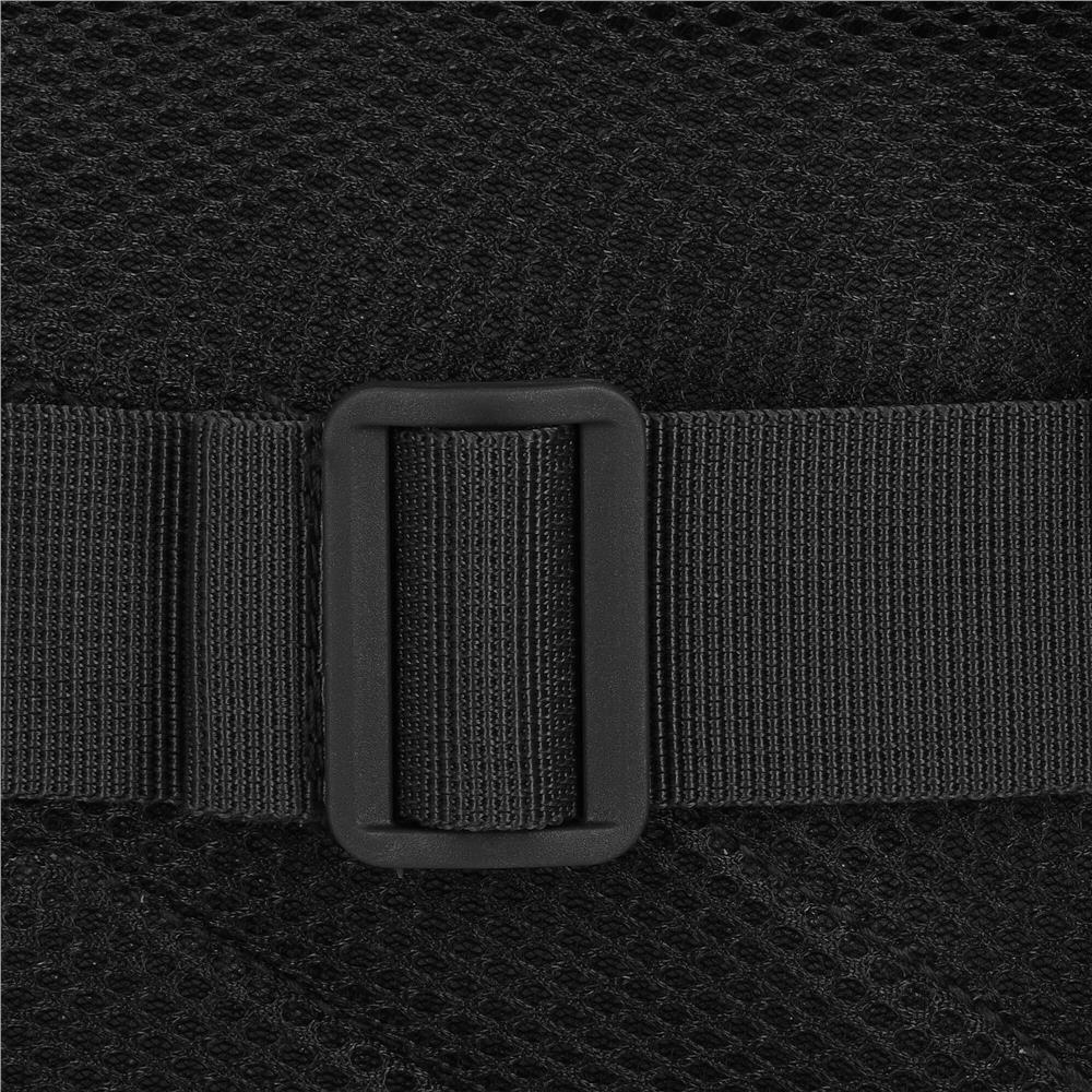 Borseta incapatoare pentru umar sau brau, impermeabila, unisex, 43x15cm, negru