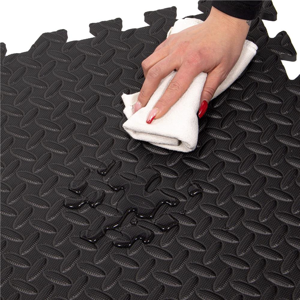 Set covoras de protectie saltea de antrenament, tip puzzle, 6 bucati de 60x60cm, 12mm