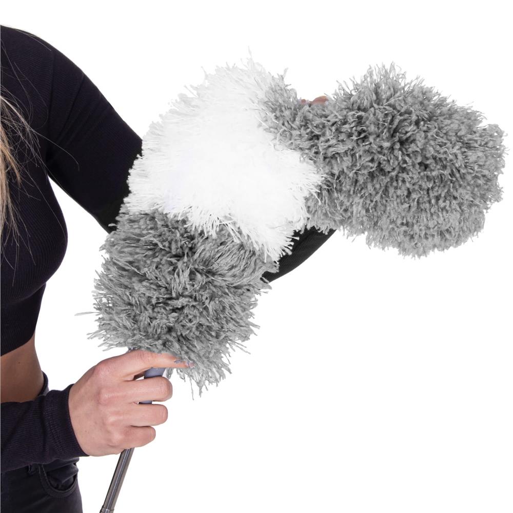 Pamatuf pentru praf cu coada telescopica pentru zone greu accesibile, 2 piese, 78-280 cm